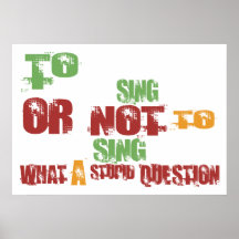 To Sing Print