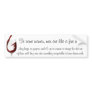 To some women, men are like fine wine bumper sticker
