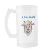 To The Beach Dog Mugs