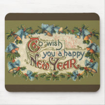 To Wish You a Happy New Year Mousepads