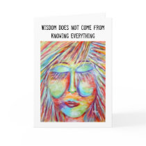 "To Wonder Is Wise" Wisdom Quote Art