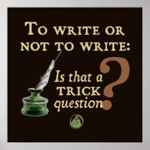 To Write or Not to Write Print