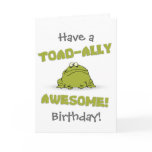 Toad-ally Awesome cards