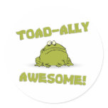Toad-ally Awesome stickers