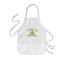 Toadally Cute Big Brother Apron