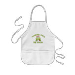 Toadally Cute Big Sister Apron