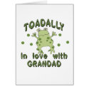 TOADALLY Love Grandad Frog cards