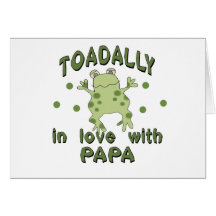 TOADALLY Love Papa Frog Cards