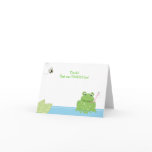 TOADILY Fun Frog / Bee Folded Thank you note cards