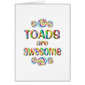 TOADS ARE AWESOME cards