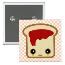 toast life pinback button