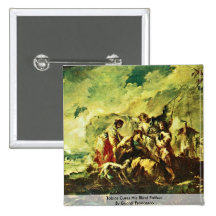 Tobias Cures His Blind Father By Guardi Francesco Buttons