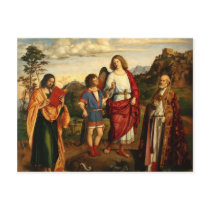 Tobias with the Archangel and Two Saints Post Cards