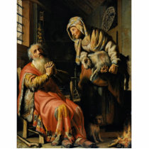 Tobit And Anna With The Kid Bokje By Rembrandt Van Photo Cut Out