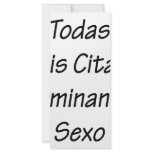 Todas Mis Citas Terminan En Sexo rack cards