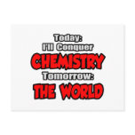 Today, Chemistry...Tomorrow, The World postcards