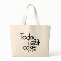 Today i eat cake (Birthday) Canvas Bag
