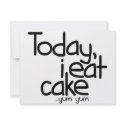 Today i eat cake (Birthday) invitations