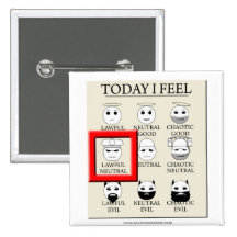 Today I Feel Lawful Neutral Button