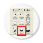 Today I Feel Neutral Evil magnets