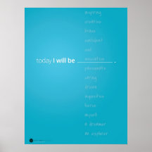 Today I Will.... Print