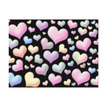 "Today's Best"  Abstract Hearts Post Cards