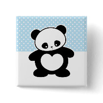 Today's Best! Kawaii panda Pinback Buttons