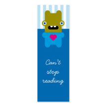 Today's Best! Wacky Wabbit bookmark Business Card Template