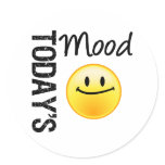 Today's Mood Emoticon Satisified stickers