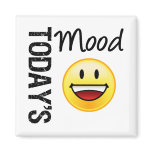 Today's Mood Emoticon Toothy Smile magnets
