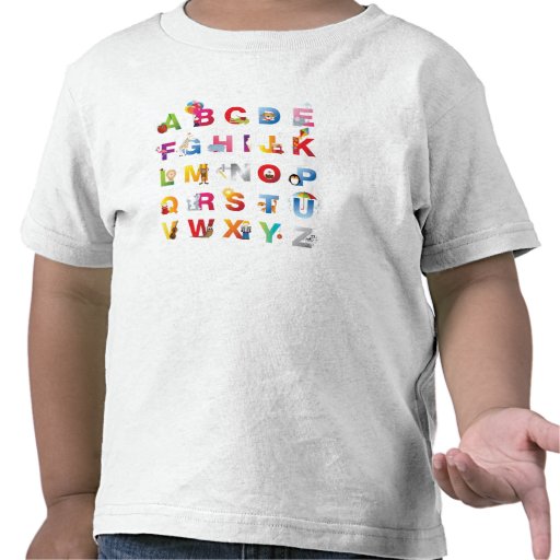 toddler alphabet t-shirt