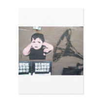 TODDLER  MUSIC POSTCARD