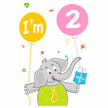 Toddler's 2nd Birthday Cut Out