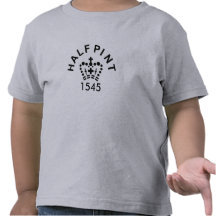 Toddlers English Half-pint T-shirt.