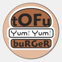 Tofu Burger Sticker