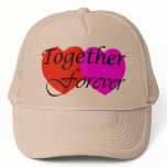 Together Forever Hearts hats