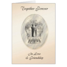 Together Forever Male Civil Union Greeting Card