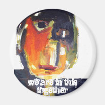 Together Fridge Magnet