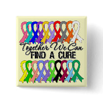 Together We Can Find a Cure Cancer Ribbons