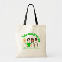 Together We Fight Like Girls Kidney Disease Bags