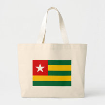 Togo flag tote bags
