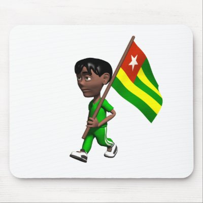 Togo Mousepad by worldtees