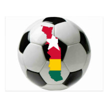 Togo national team postcards