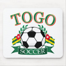 Togolese Soccer Designs Mouse Pad