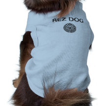Tohono O'odham  Man in the MAZE REZ DOG Pet SHIRT