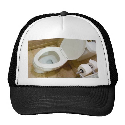 Toilet bowl trucker hat Zazzle.co.uk