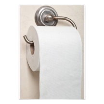 Toilet paper announcements