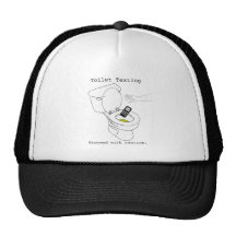 Toilet Texting Trucker Hats