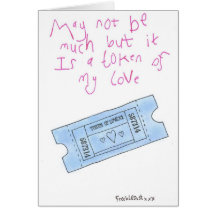 token of my love card
