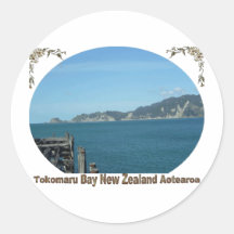 Tokomaru Bay, Eastcoast, New Zealand Aotearoa Stickers
